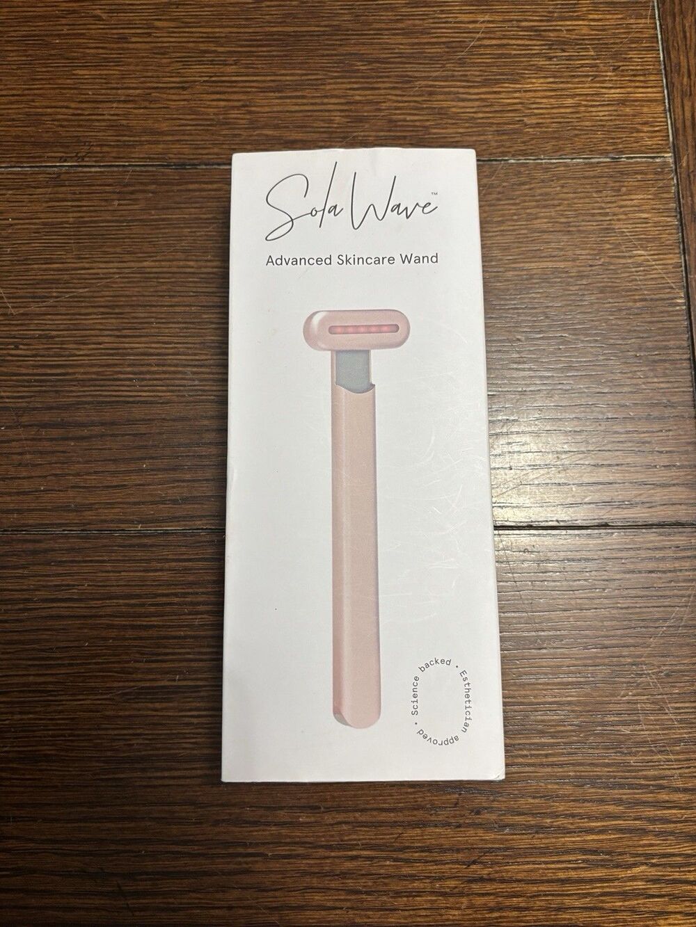 Solawave Advanced Skincare Wand Rose Gold In Box